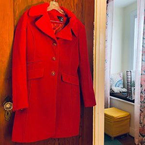 Red Wool Coat
